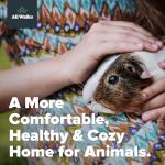 All Walks 18.5 Liter 100% Natural Hemp Bedding - Odor Control, Dust-Free, Chemical-Free, for Chicken Coops, Hamsters, Rabbits & Small Animals, Biodegradable, Made in USA, Highly Absorbent