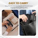 Anverion Smell Proof Bag – Smell Proof Stash Box with Glass Jars,Grind,Multi-Functional Work Tray, Waterproof & Odor Proof Bag,Large Stash Box For Your Accessories,Travel Essentials for Men,Black