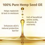 HEMPZ Body Lotion - Blackberry & Lemongrass Daily Moisturizing Cream, Shea Butter Hand and Body Moisturizer - Hemp Lotion - Skin Care Products, Hemp Seed Oil - 17 oz.