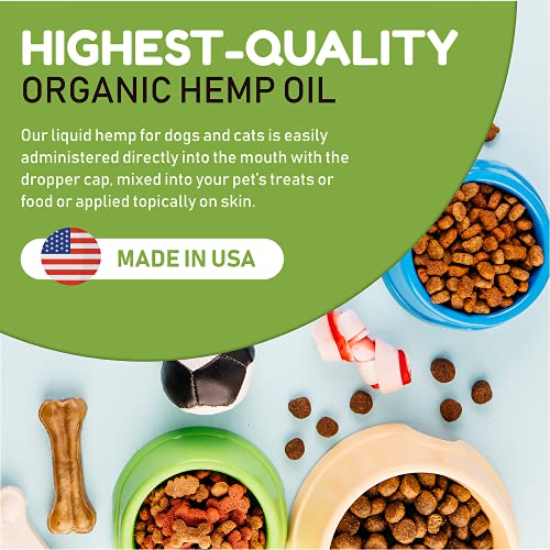 Hemp Oil Drops for Pets - Hip, Joint, Skin Care