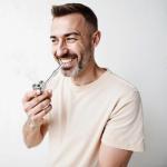 Sivaopa Rotating Tobacco Pipe - Triple Chamber Smoking Pipe, Silver, 3.8 * 1 * 0.3 Inch