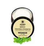 Hemp Daily Intensive Cream | Hemp Cream with Essential Oils | Vegan, Organic Ingredients | 5.0 Ounces (Classic Mint)