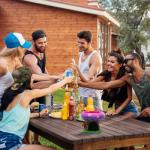 Neletao Mega Mushroom Ashtray with Lighter Stash Spot - Cool Ashtrays for Weed Smokers and Bong Users with Smoking Accessories Collection (Pink)