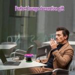 Neletao Mega Mushroom Ashtray with Lighter Stash Spot - Cool Ashtrays for Weed Smokers and Bong Users with Smoking Accessories Collection (Pink)