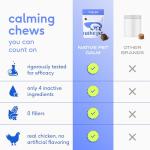 Native Pet Calming Chews for Dogs - Melatonin for Dogs Anxiety Relief - Grain Free All Natural Hemp Calming Treats & L-Theanine Helps Manage Stress & Separation Anxiety - Puppy Sleep Aid - 120 Chews
