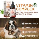 WACHRAY Hemp Oil for Dogs and Cats - Calming Drops Dog Relaxants - Help Pets with Anxiety Stress Sleep, Hip & Joints Support, Arthritis Sеizures Rеlief - Hеalth - Organic Pet Hemp Oil Drops (2 Pack)