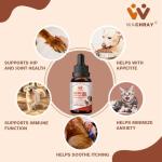 WACHRAY Hemp Oil for Dogs and Cats - Calming Drops Dog Relaxants - Help Pets with Anxiety Stress Sleep, Hip & Joints Support, Arthritis Sеizures Rеlief - Hеalth - Organic Pet Hemp Oil Drops (2 Pack)