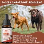 WACHRAY Hemp Oil for Dogs and Cats - Calming Drops Dog Relaxants - Help Pets with Anxiety Stress Sleep, Hip & Joints Support, Arthritis Sеizures Rеlief - Hеalth - Organic Pet Hemp Oil Drops (2 Pack)