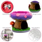 Neletao Fantastical Mushroom House Ashtrays with Storage - Cool Ashtrays for Weed Smokers and Bong Users with Smoking Accessories Collection-Stylish Design - Ideal Home and Office Desktop Decor