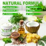 Extra Strong Hemp Cream 100ML,High Strength Hemp Seed Oil Muscle & Joint Relief Cream for Neck,Shoulders,Back,Elbows,Knees Tense & Stiffness,Hemp Body Lotion & Hand Cream Moisturizer Gel for Dry Skin