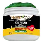 Hempvana Platinum Arthritis Pain Relief Gel, 4X More Hemp, Platinum-Strength Enriched w/4X Hemp Seed Oil, AS SEEN ON TV, Non-Greasy, Targeted Long-Lasting Arthritis Relief, Works Fast