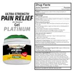 Hempvana Platinum Arthritis Pain Relief Gel, 4X More Hemp, Platinum-Strength Enriched w/4X Hemp Seed Oil, AS SEEN ON TV, Non-Greasy, Targeted Long-Lasting Arthritis Relief, Works Fast