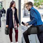 IDEATECH Smell Proof Bag, Stash Box Odor Proof, Smell Proof Containers with Lock, Odorless Travel Storage Bag, Home Organizer Case Lock Box with Accessories, Smell Proof Box Gift for Women/Men (Black)