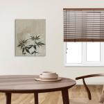 Elivita Weed Green Boho Art Design 1 Vertical Canvas Art Print Home Decor Pictures Poster for Bedroom Living Room Bathroom Office With Framed Ready to Hang