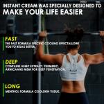 cozyuever 8.5 Oz Hemp Cream Maximum Strength for Neck,Knees,Back,Elbows,Fingers with Arnica, Menthol, Aloe, Emu Oil, Turmeric