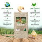Small Pet Select - Jumbo - Hemp HURD Ultra-Premium Chicken Bedding, Biodegradable Chicken Coop Animal Bedding, Eco Friendly Odor Control, 36 lb (Two 18lb Bags)