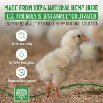 Small Pet Select - Jumbo - Hemp HURD Ultra-Premium Chicken Bedding, Biodegradable Chicken Coop Animal Bedding, Eco Friendly Odor Control, 36 lb (Two 18lb Bags)