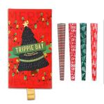 Trippie Day Printed Pre-Rolled Cones - 24 Pack with 4 Unique Holiday Christmas Designs | 1 1/4 Size | Food-Grade Soy Ink Safe for Consumption | Giftable Box for Festive Celebrations