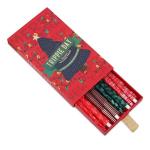 Trippie Day Printed Pre-Rolled Cones - 24 Pack with 4 Unique Holiday Christmas Designs | 1 1/4 Size | Food-Grade Soy Ink Safe for Consumption | Giftable Box for Festive Celebrations
