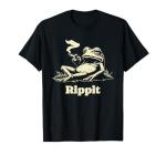 rippit frog stoner weed marijuana smoker cannabis 420 funny T-Shirt