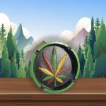 6.5" Leaf Polystone Ashtray by Fujima Ashtray for Outdoor/Indoor/Patio/Home Decor Use Ash Holder for Smokers Cigarettes Unique Ashtray Length 6.5 x 6 Height