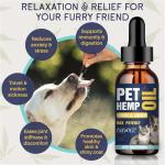 Hemp Oil for Dogs Cats (3 Pack) Organic Helps with Аnxiеty, Calming, Pain Relief, Sleep, Arthritis, Seizures Support Pet Supplement for Smal & Large Pets with Omega 3-6-9 Oil Fast Results Made in USA