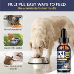 Hemp Oil for Dogs Cats (3 Pack) Organic Helps with Аnxiеty, Calming, Pain Relief, Sleep, Arthritis, Seizures Support Pet Supplement for Smal & Large Pets with Omega 3-6-9 Oil Fast Results Made in USA