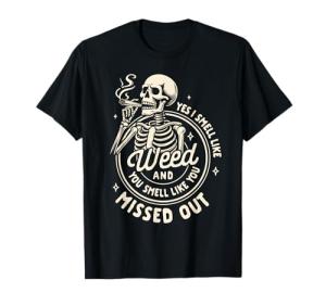 Cannabis Weed Lover Smoking 420 Yes I Smell Like Weed T-Shirt