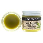 Legend's Creek Farm Herbal Salve - Healing Ointment with Hemp Oil, Comfrey, & Myrrh- Natural Balm for Chapped Skin, Scrapes, & Rashes - 1oz. Healing Balm Handmade in USA (All-Purpose Hemp S.)