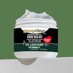 Hempvana Platinum 5% Lidocaine Relief Cream, Maximum Strength, AS-SEEN-ON-TV, Strongest Cream, Numbs Irritated Nerves for Fast Relief, Non-Greasy. Targeted Long-Lasting Relief. Enriched with Hemp