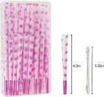 FASSME 50 Pack Rolling Papers, 1 1/4 Cones Rolling Paper, Purple Pink Paper Straws - AAAAA