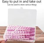 FASSME 50 Pack Rolling Papers, 1 1/4 Cones Rolling Paper, Purple Pink Paper Straws - AAAAA