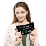 MoCaliduccious Could Be Makeup Could Be Weed Funny Makeup Bag Friend Gifts Funny Weed Leaf Cosmetic Bag Travel Accessories Organizer Bag Toiletry Case For Women Best Friends Sister Weed Gifts(Balck)