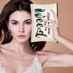 Weewooday 2 Pcs Leaf Makeup Bags Funny Might Be Makeup Might Be Weed Bag Cosmetic Zipper Purse Weed Gifts for Women Vacation Travel