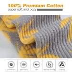 UTTPLL Athletic-Sports-Socks-Marijuana-Cotton High Crew Socks for Men Women Weed Leaf Printed Sock Unisex Hiking Boot Socks 3 Pairs Black White Green One Size