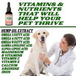 Pet Hemp Oil | Dogs and Cats | Wild Alaskan Salmon Hemp Oil | 1000MG Organic Tincture | 100% Natural | Hip, Joint, and Muscle Support for Your Pet | Aids with Skin, Coat, Anxiety, Stress, and Pain