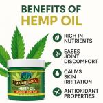 Mariguanol Extra Strong Muscle Rub Gel with Hemp Oil 4 Oz. – Alleviates Aches, Muscle Stiffness, & Improves Joint Mobility – Net Wt. 4 Oz. (113.3 g) [Pack of 1]