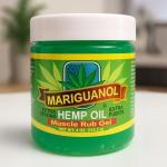 Mariguanol Extra Strong Muscle Rub Gel with Hemp Oil 4 Oz. – Alleviates Aches, Muscle Stiffness, & Improves Joint Mobility – Net Wt. 4 Oz. (113.3 g) [Pack of 1]