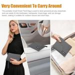 Portable Small Smell Proof Bag - Portable Small Smell Proof Pouch Help Absorb and Lock in Odors Making Them The Perfect Choice for Storing Tobacco Related Accessories and Medical Essentials(Black)