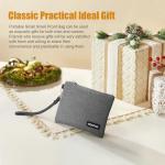 Portable Small Smell Proof Bag - Portable Small Smell Proof Pouch Help Absorb and Lock in Odors Making Them The Perfect Choice for Storing Tobacco Related Accessories and Medical Essentials(Black)