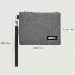 Portable Small Smell Proof Bag - Portable Small Smell Proof Pouch Help Absorb and Lock in Odors Making Them The Perfect Choice for Storing Tobacco Related Accessories and Medical Essentials(Black)