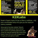 Buster's Gold Organic Hemp Oil, 2 Large 60ml Bottles 4Month Supply, for Dogs Pets, Made in USA - Miracle Formula, Perfectly Balanced Omega 3, 6, 9 - Joint Relief, Calming (2-Pack)