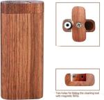 3PCS One Hitter Storage Box with Metal Pipe-Handmade Storage Case, Compact Decorative Box for Home & Travel.