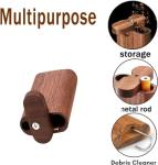 3PCS One Hitter Storage Box with Metal Pipe-Handmade Storage Case, Compact Decorative Box for Home & Travel.