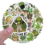 50pcs Weed Stickers, Vinyl Waterproof Stickers for Laptop, Water Bottles, Bumper,Computer, Phone, Sticker and Decals
