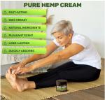 Generic Natural Hemp Cream for Muscles, Joints, Back, Knees, Neck, Fingers, Elbows - High Strength Hemp Oil Extract with Arnica, Emu Oil, Turmeric - Made in The USA