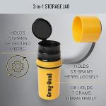 Black Rolling Tray Set with Magnetic Lid 7"x5" - Smoking Accessories by Gray Oval