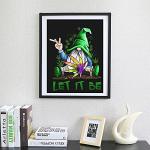 DIY 5D Diamond Art Kits for Adults，Scandinavian Dwarf Diamond Art Painting Kit Full Drill Round Paint by Diamond Kits for Kids Leisure Arts Art Craft Set 12x16inch