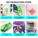 DIY 5D Diamond Art Kits for Adults，Scandinavian Dwarf Diamond Art Painting Kit Full Drill Round Paint by Diamond Kits for Kids Leisure Arts Art Craft Set 12x16inch