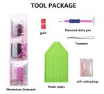 DIY 5D Diamond Art Kits for Adults，Scandinavian Dwarf Diamond Art Painting Kit Full Drill Round Paint by Diamond Kits for Kids Leisure Arts Art Craft Set 12x16inch